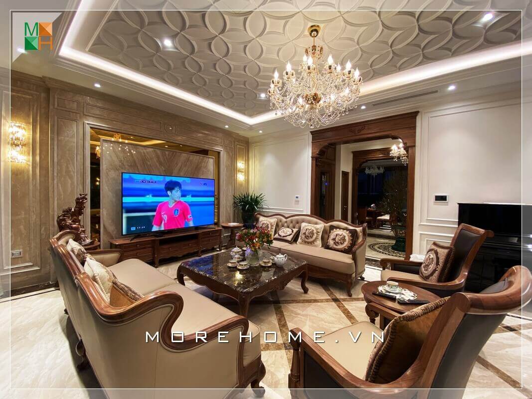 Tổng hợp các mẫu thiết kế phòng khách đẹp và sang trọng